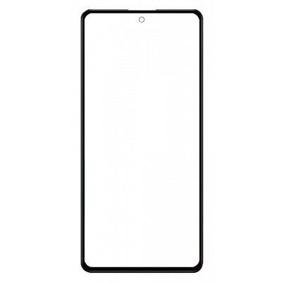 Replacement Front Glass For Xiaomi Redmi Note 12 Pro Speed Black By - Maxbhi Com