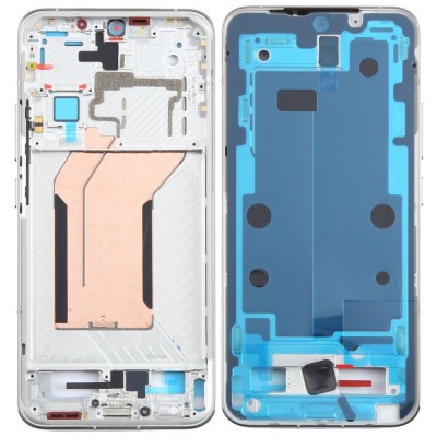 Lcd Frame Middle Chassis For Xiaomi 14 White By - Maxbhi Com