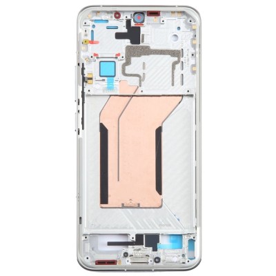 Lcd Frame Middle Chassis For Xiaomi 14 White By - Maxbhi Com
