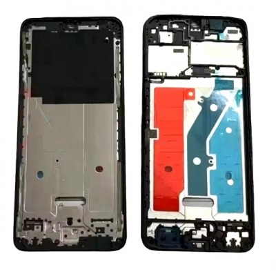 Lcd Frame Middle Chassis For Zte Blade A54 Black By - Maxbhi Com