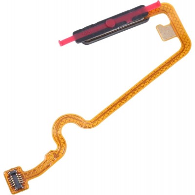 Fingerprint Sensor Flex Cable For Infinix Zero 8i Black By - Maxbhi Com