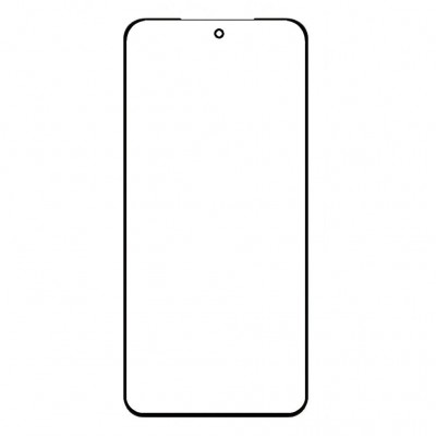 Replacement Front Glass For Samsung Galaxy A55 5g Black By - Maxbhi Com