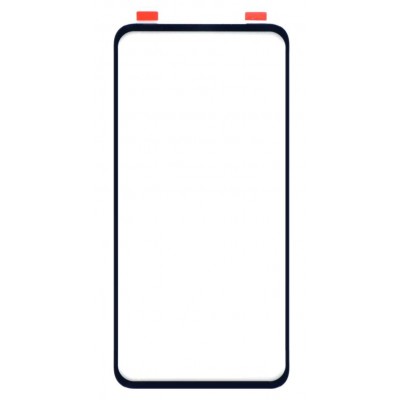 Replacement Front Glass For Oppo Reno2 Z Black By - Maxbhi Com