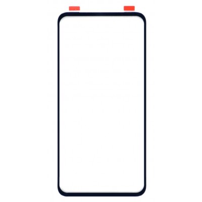 Replacement Front Glass For Oppo Reno2 Z Black By - Maxbhi Com