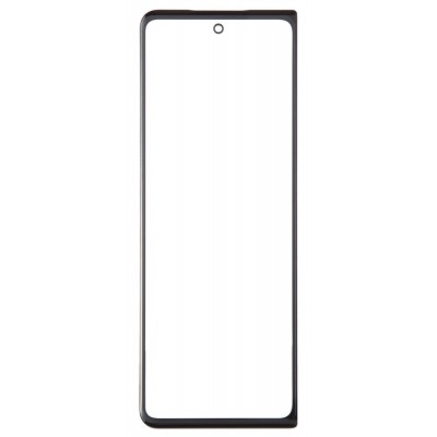 Replacement Front Glass For Samsung Galaxy Z Fold 3 Black By - Maxbhi Com
