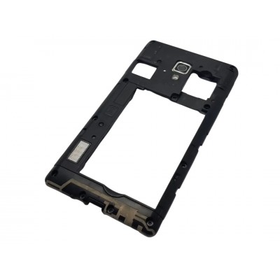 Middle Frame Ring Only For Lg Optimus L7 Ii P713 Black By - Maxbhi Com