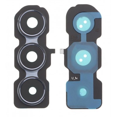 Camera Lens Glass With Frame For Samsung Galaxy A55 5g Light Blue By - Maxbhi Com