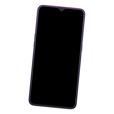 Camera Lens Glass with Frame for Oppo Reno Z Black