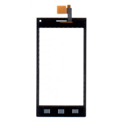 Touch Screen Digitizer For Iball Andi5 Stallion Black By - Maxbhi Com