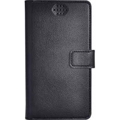 Flip Cover for Intex Aqua P3 - Black