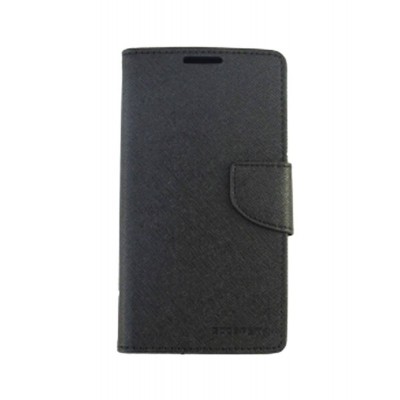 Flip Cover for Intex Cloud N12 Plus - Black