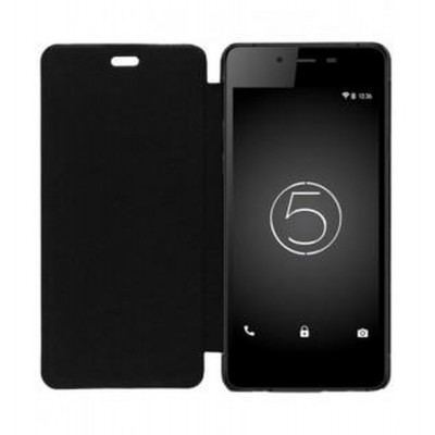 Flip Cover for Micromax Canvas Sliver 5 - Black
