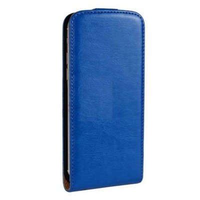 Flip Cover for Lava Iris 370 - Blue