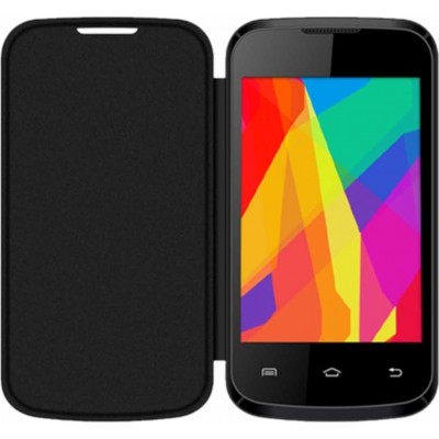 Flip Cover for Videocon Infinium X30 - Black