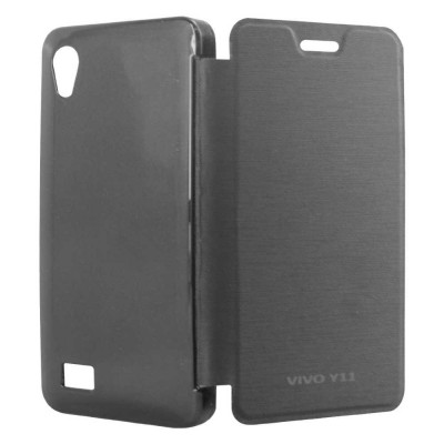 Flip Cover for Vivo Y11 - Black