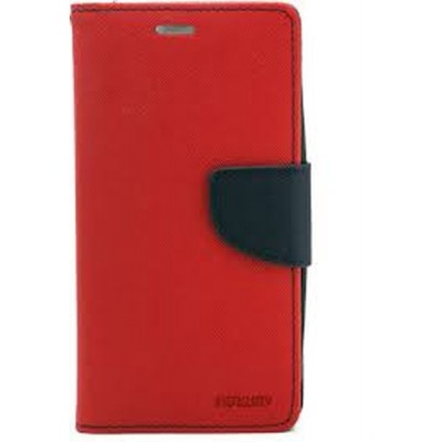 Flip Cover for IBall Andi 4U Frisbee Plus - Dark Red