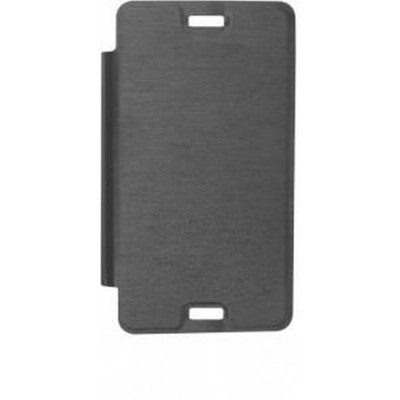 Flip Cover for Micromax Bolt D200 - Grey