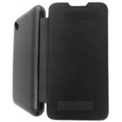Flip Cover for Micromax Bolt D303 - Grey