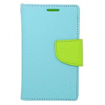 Flip Cover for Spice Xlife Mi-431Q Lite - Blue