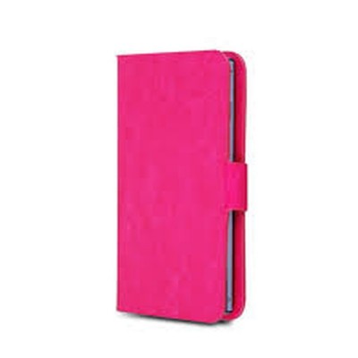 Flip Cover for Intex Aqua Q2 - Pink