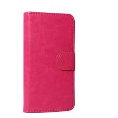 Flip Cover for Intex Aqua Q5 - Pink