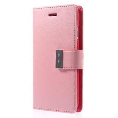 Flip Cover for Lava Iris 370 - Pink