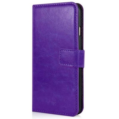 Flip Cover for Lava Iris 370 - Purple