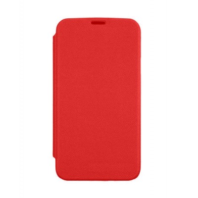 Flip Cover For Celkon Millennia Q452 Red - Maxbhi Com