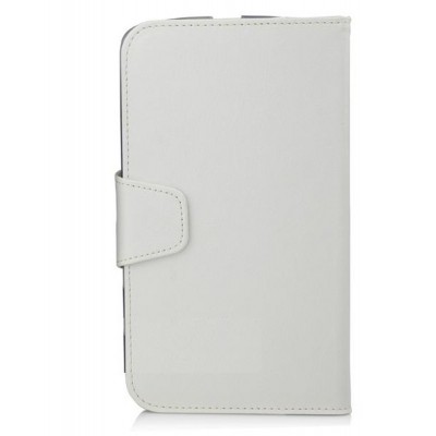 Flip Cover for Celkon Millennia Me Q54 Plus - White