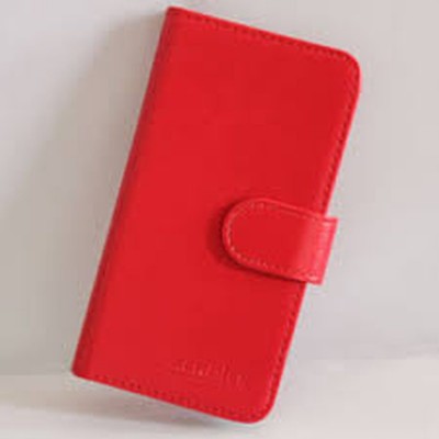 Flip Cover for IBall Andi Avonte 5 - Red