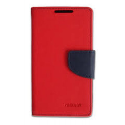 Flip Cover for IBall mSLR Cobalt 4 - Red
