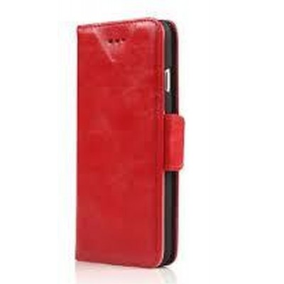 Flip Cover for Intex Aqua Pro - Red