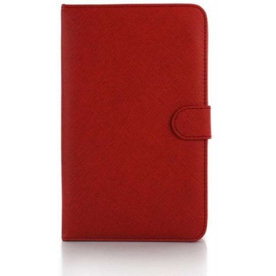 Flip Cover for Lava Ivory Plus - Red
