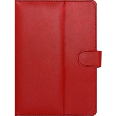 Flip Cover for Micromax Canvas Tab P480 - Red