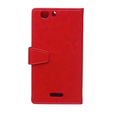 Flip Cover for Wiko Ridge Fab 4G - Red