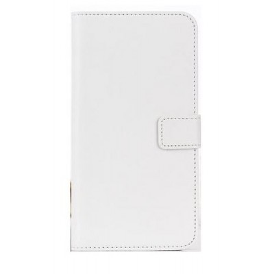 Flip Cover for Hitech Air A6 - White & Silver