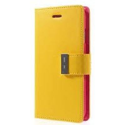 Flip Cover for Hitech Amaze S430 Plus - Yellow