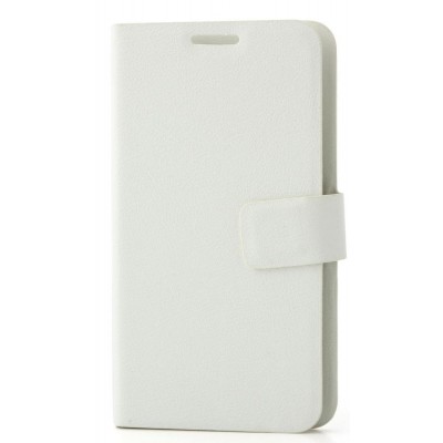 Flip Cover for Intex Aqua Q4 - White