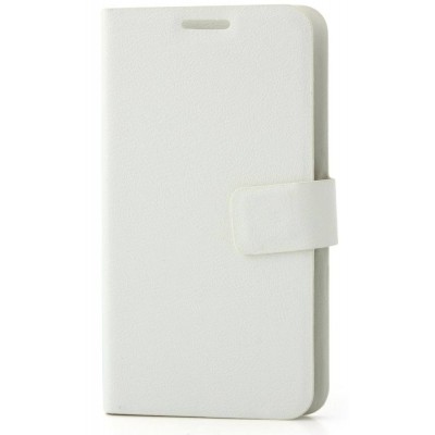 Flip Cover for Intex Aqua Y4 - White