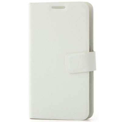 Flip Cover for Karbonn Alfa A120 - White