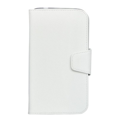 Flip Cover for Karbonn Aura - White