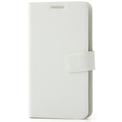 Flip Cover for Lenovo Ideaphone A706 - White & Grey