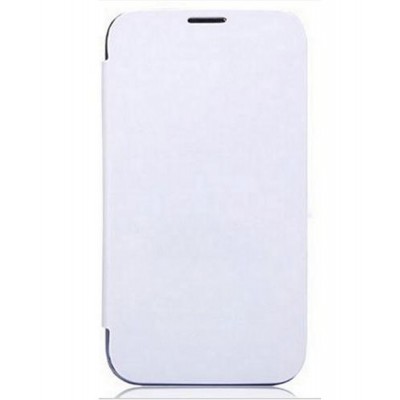 Flip Cover for Micromax Canvas Beat A114R - White
