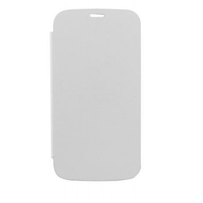 Flip Cover for Micromax Canvas Selfie Lens Q345 - White