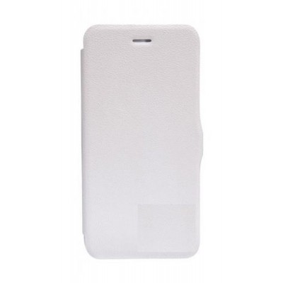 Flip Cover for Videocon Z50Q Lite - White