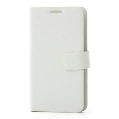 Flip Cover for Zen Ultrafone 402 Play - White