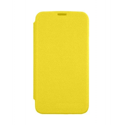 Flip Cover For Xiaomi Mi4i Yellow By - Maxbhi Com