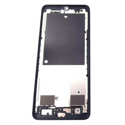 Lcd Frame Middle Chassis For Xiaomi Redmi A3 Black By - Maxbhi Com