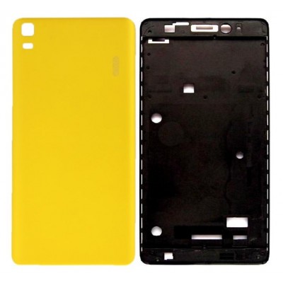 Full Body Housing For Lenovo K3 Note Yellow - Maxbhi Com