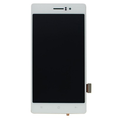 Lcd With Touch Screen For Oppo R5 Silver By - Maxbhi Com